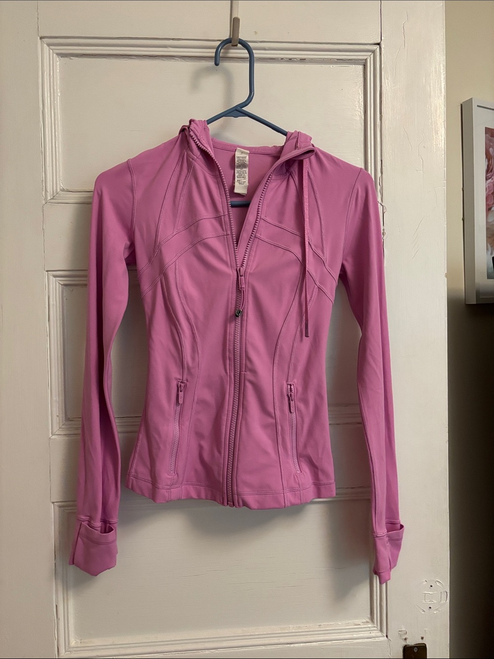 lululemon athletica Pink Hooded Zip-Up Define Jacket